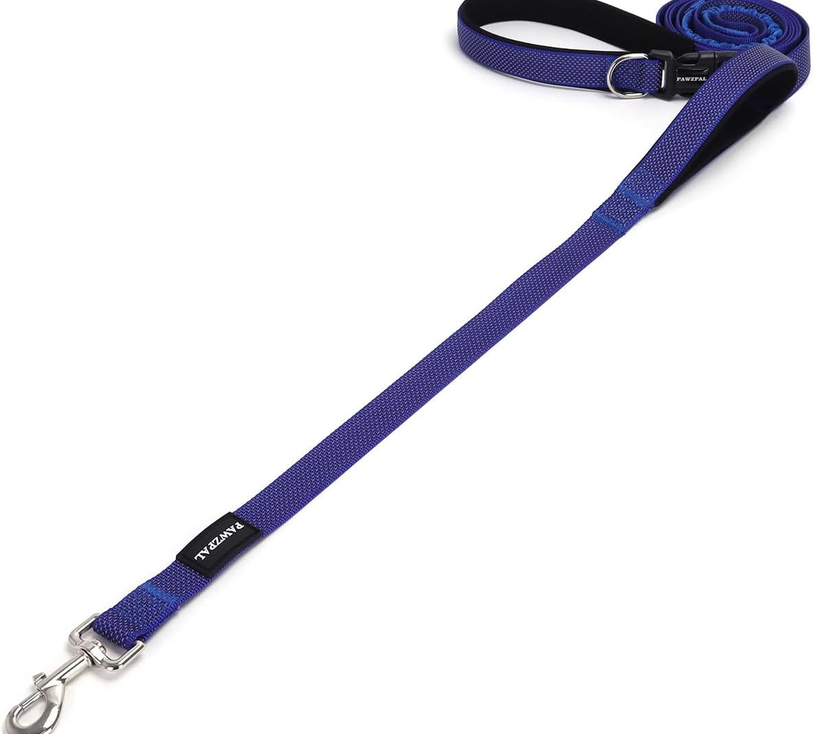 PAWZPAL 6FT Bungee Dog Leash – Padded Double Handle & Reflective | 6 Colors
