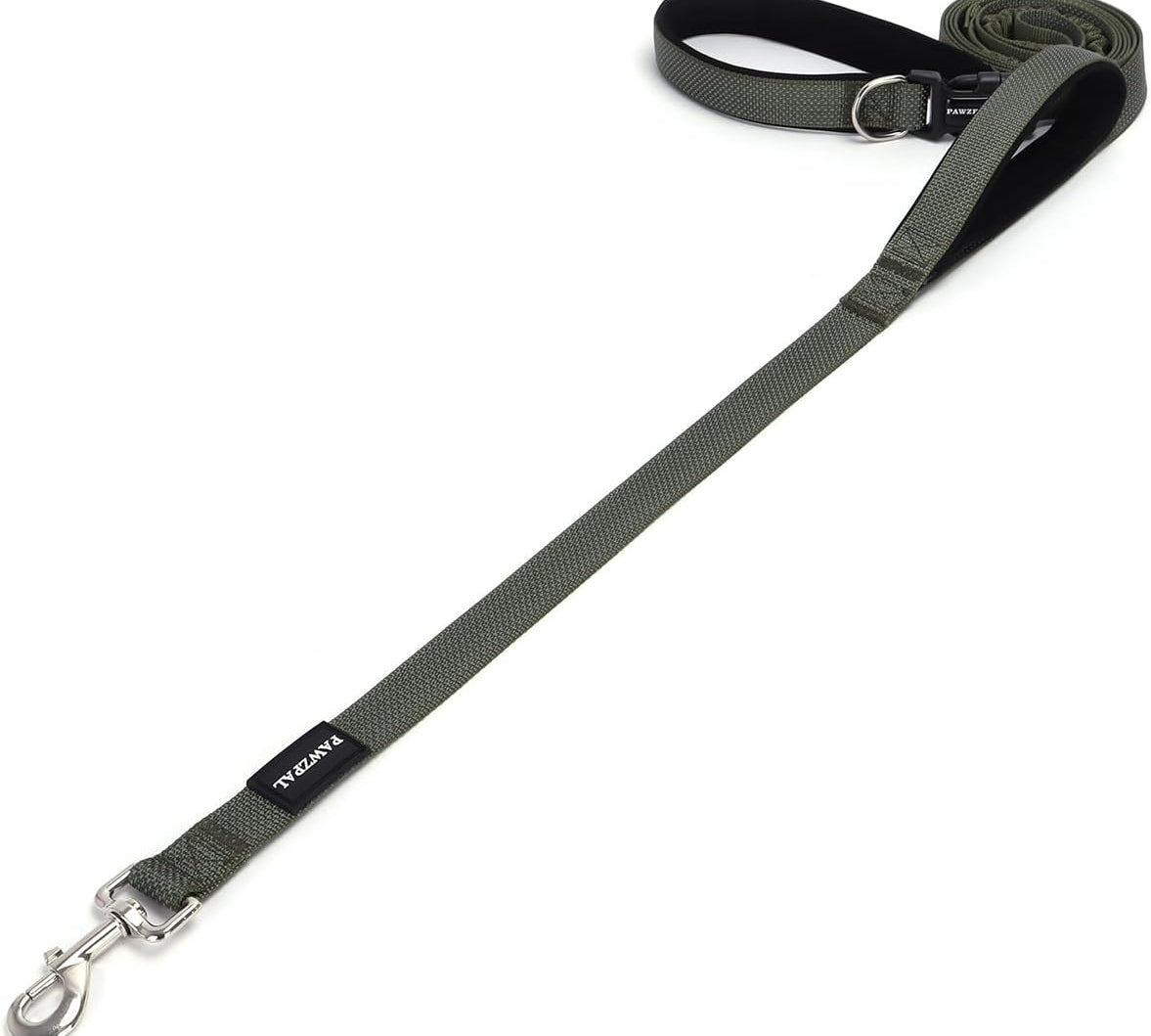 PAWZPAL 6FT Bungee Dog Leash – Padded Double Handle & Reflective | 6 Colors