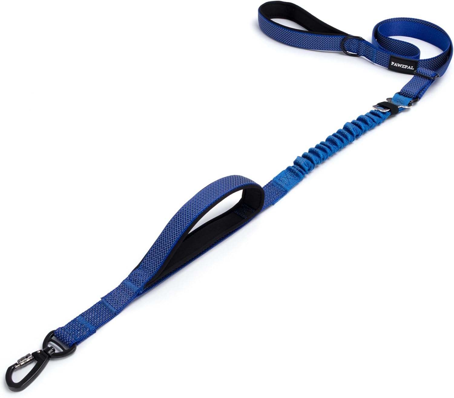 PawzPal 4–6FT Adjustable Reflective Dog Leash with Car Seat Belt Clip for Walking, Training & Travel