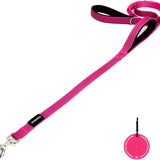 PAWZPAL 6FT Bungee Dog Leash – Padded Double Handle & Reflective | 4 Colors