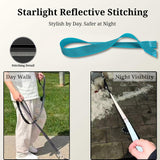 PAWZPAL 6FT Bungee Dog Leash – Padded Double Handle & Reflective | 4 Colors