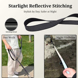 PAWZPAL 6FT Bungee Dog Leash – Padded Double Handle & Reflective | 4 Colors