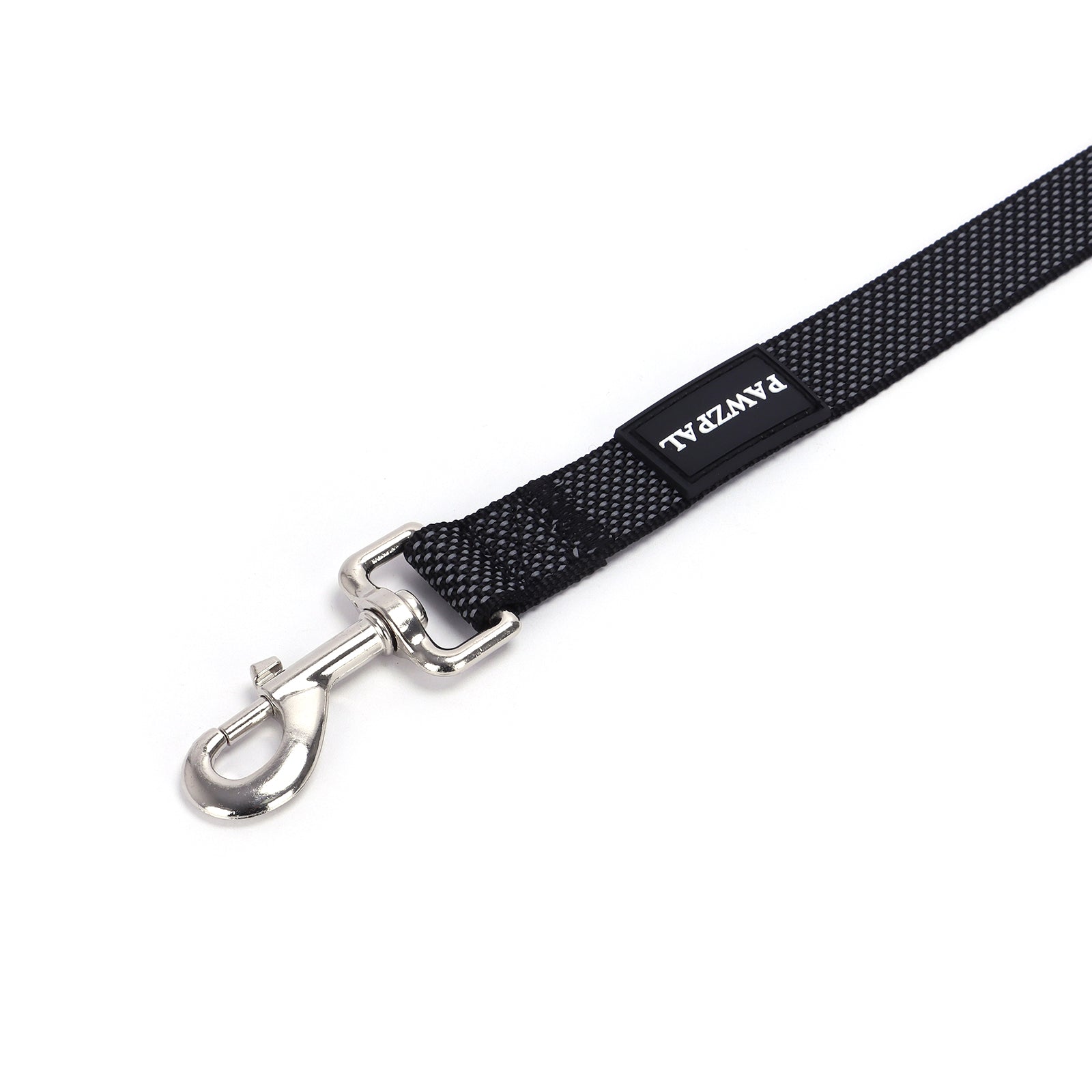 PAWZPAL Hands Free Dog Leash Classic Black - Adjustable Waist/Crossbody 2-in-1 Belt with Shock-Absorbing, Traffic Handle, Reflective and Heavy Duty for Running, Jogging and Hiking