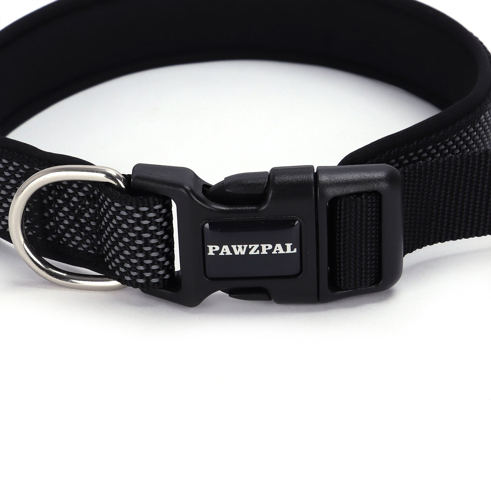 PAWZPAL Hands Free Dog Leash Classic Black - Adjustable Waist/Crossbody 2-in-1 Belt with Shock-Absorbing, Traffic Handle, Reflective and Heavy Duty for Running, Jogging and Hiking