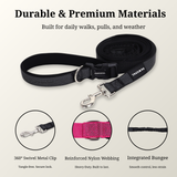 PawzPal Hands-Free Dog Leash — No-Pull, Reflective, Shock-Absorbing