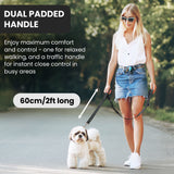 PawzPal Bungee Leash & Martingale Collar Set | No-Pull • Shock-Absorbing • Reflective