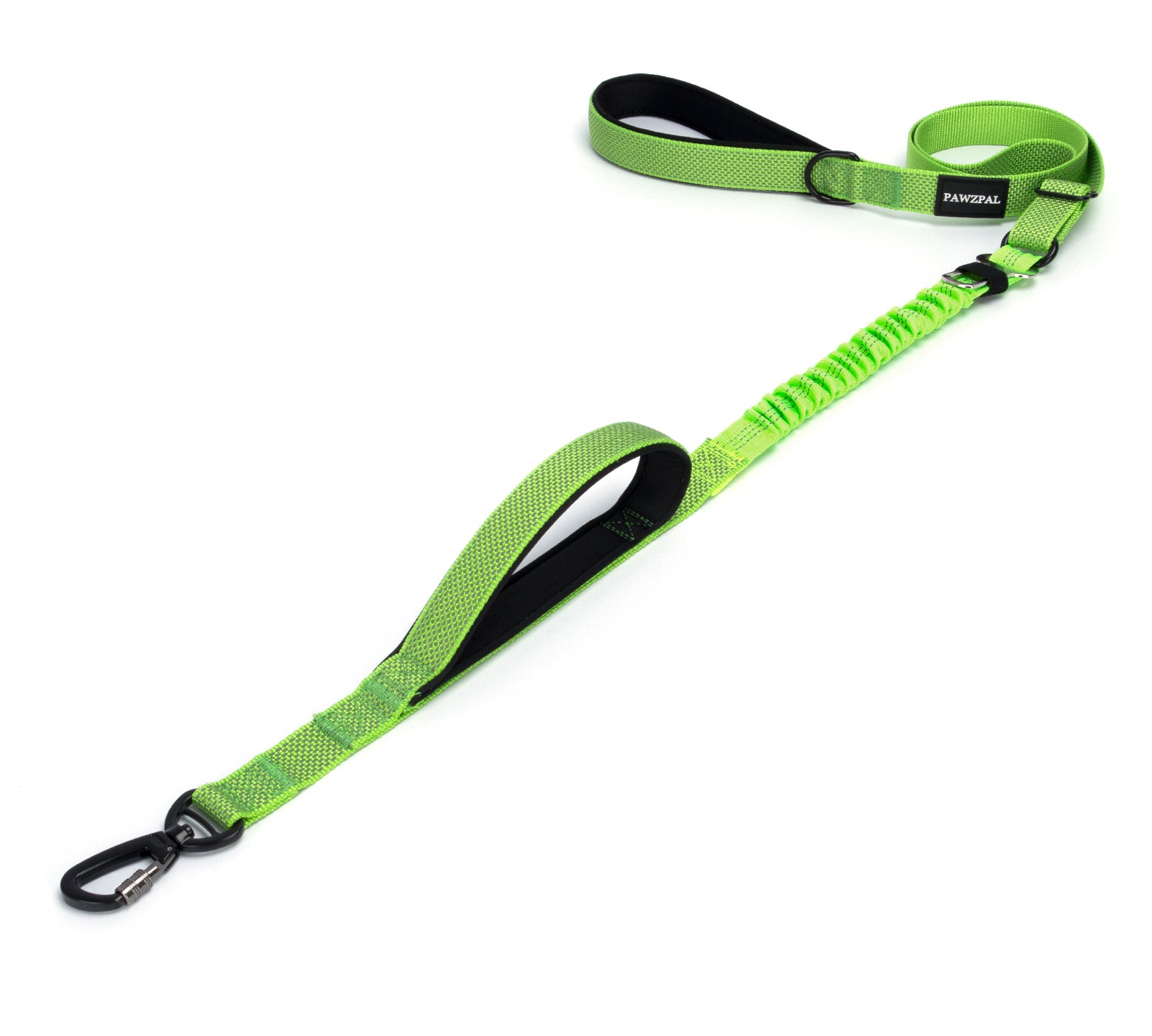 PawzPal 4–6FT Adjustable Reflective Dog Leash with Car Seat Belt Clip for Walking, Training & Travel