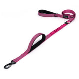 PawzPal 4–6FT Adjustable Reflective Dog Leash with Car Seat Belt Clip for Walking, Training & Travel