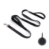 PawzPal Bungee Leash & Martingale Collar Set | No-Pull • Shock-Absorbing • Reflective