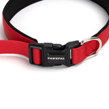PawzPal Hands-Free Dog Leash | No-Pull • Reflective • Shock-Absorbing (6–10 ft) Maple Red/Blue
